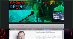 Desktop Screenshot of dj-christ.de