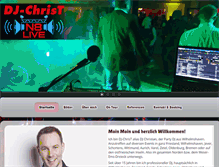 Tablet Screenshot of dj-christ.de